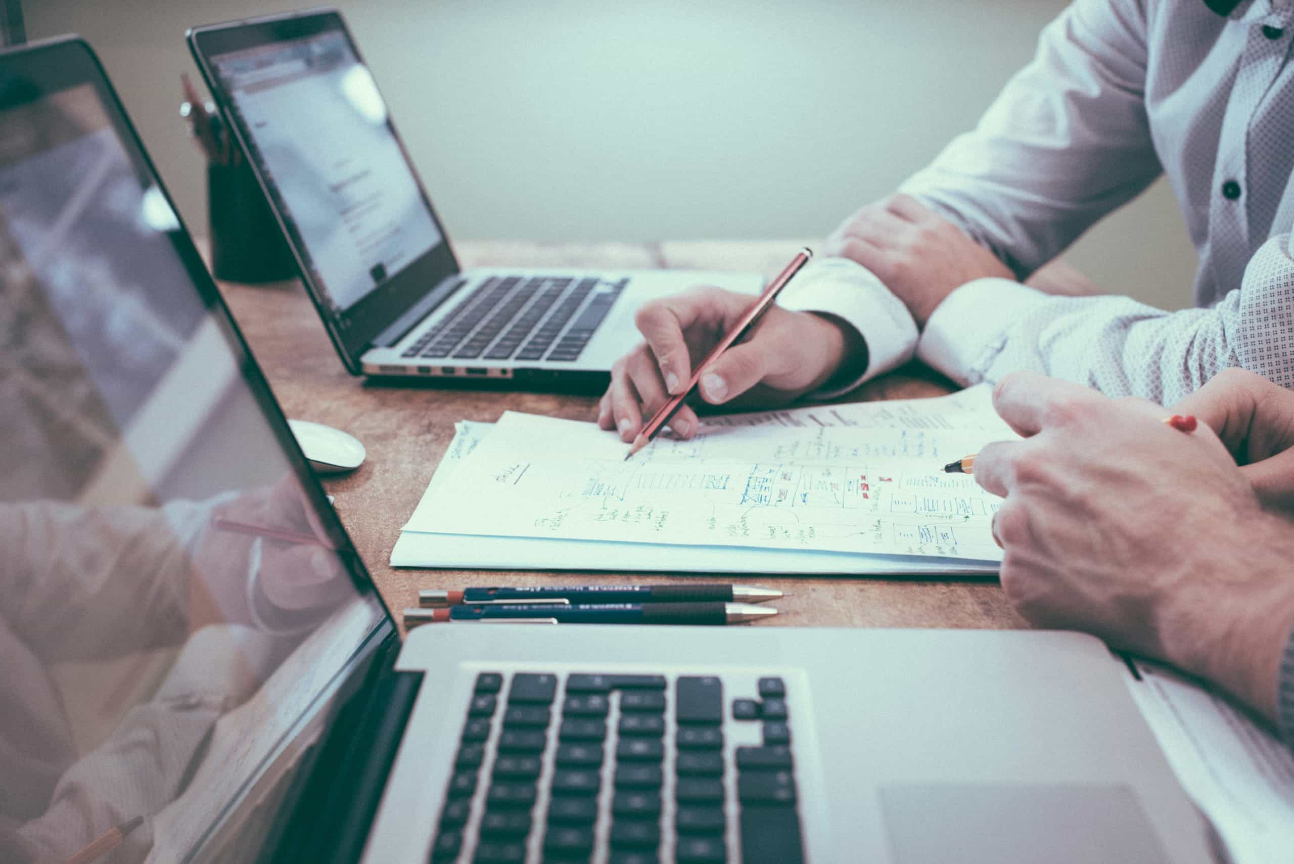 Professional recruiting meeting for companies